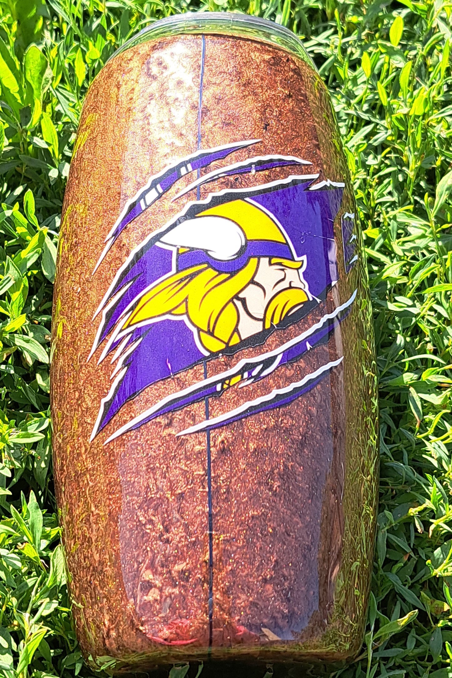 RTS - Vikings Football Tumbler 25oz