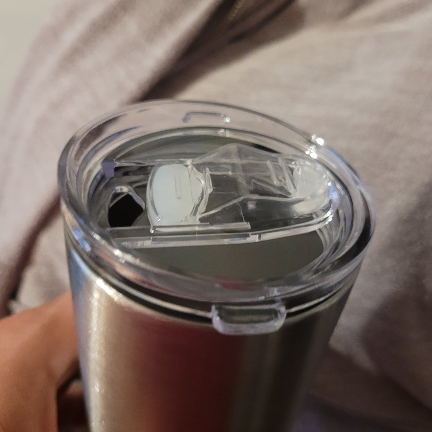 Custom Alcohol Ink Duo top tumbler