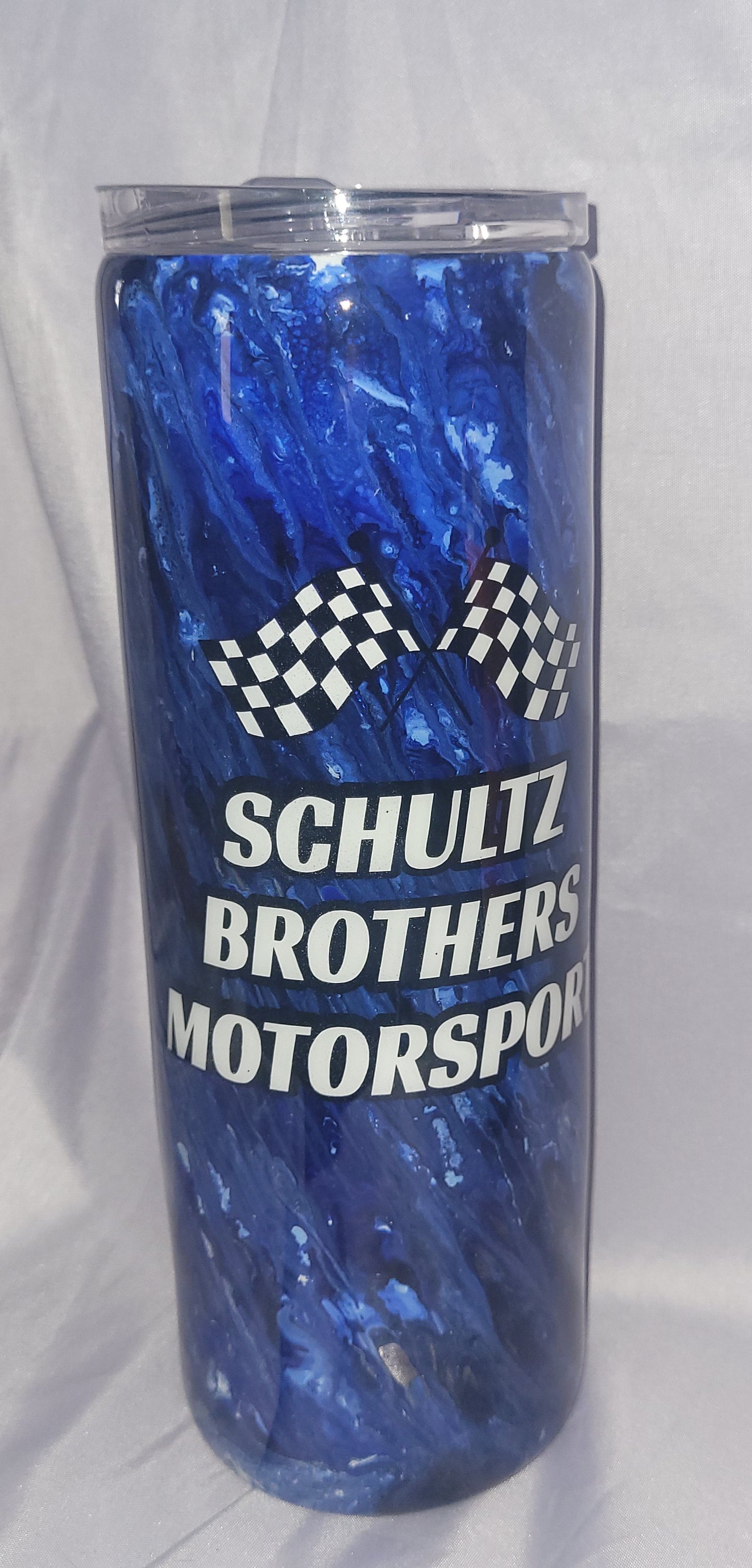 Custom Alcohol Ink Skinny Tumbler