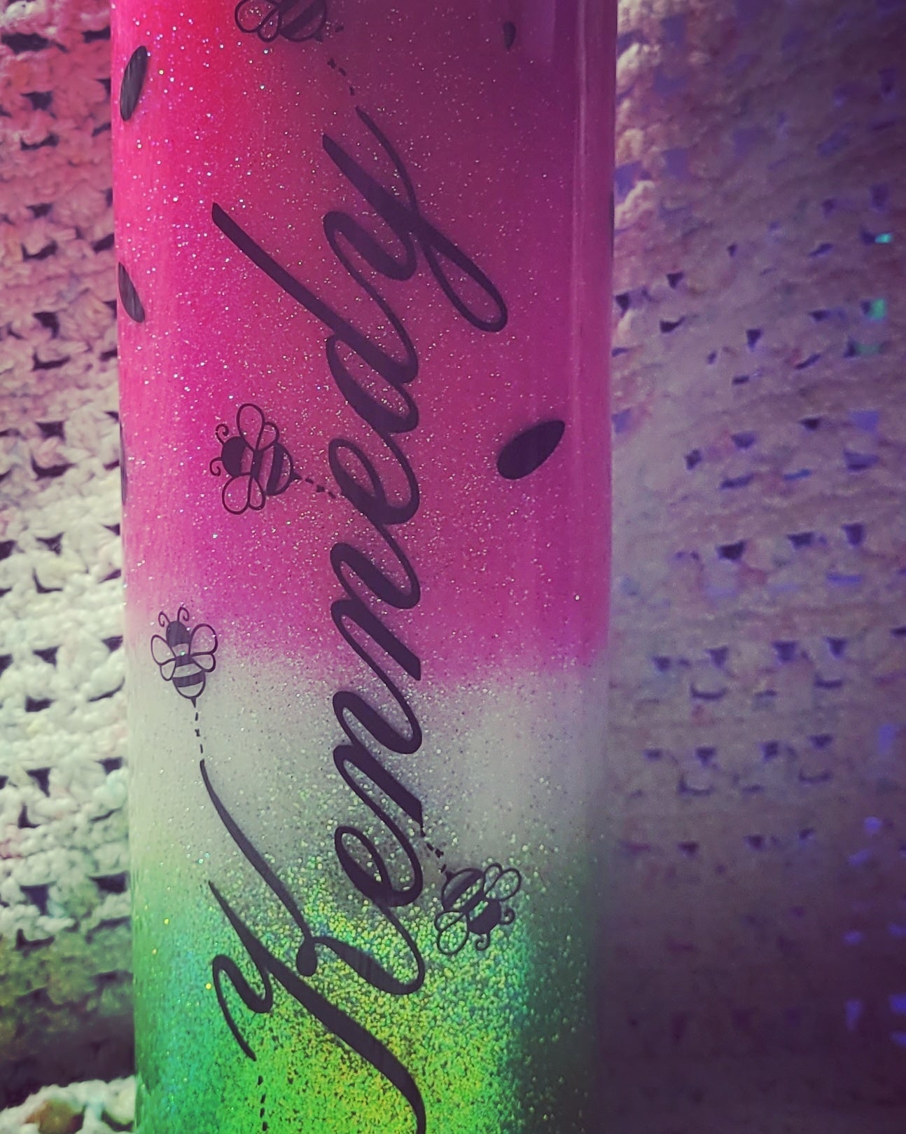 Custom Glitter Duo Top Tumbler