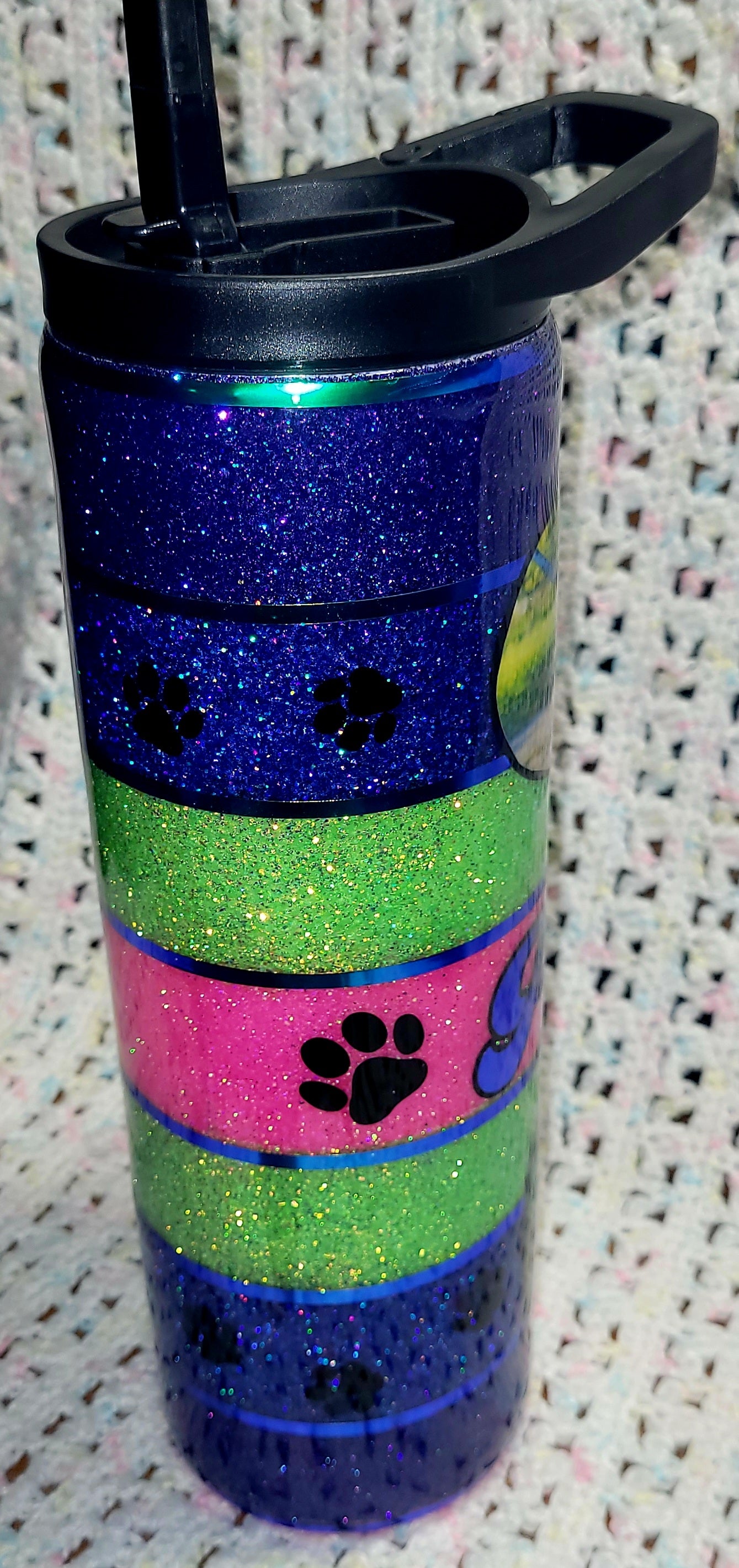 Custom Glitter Duo Top Tumbler